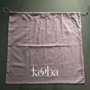KOOBA Dusty Purple Mauve Large Drawstring Dust Bag